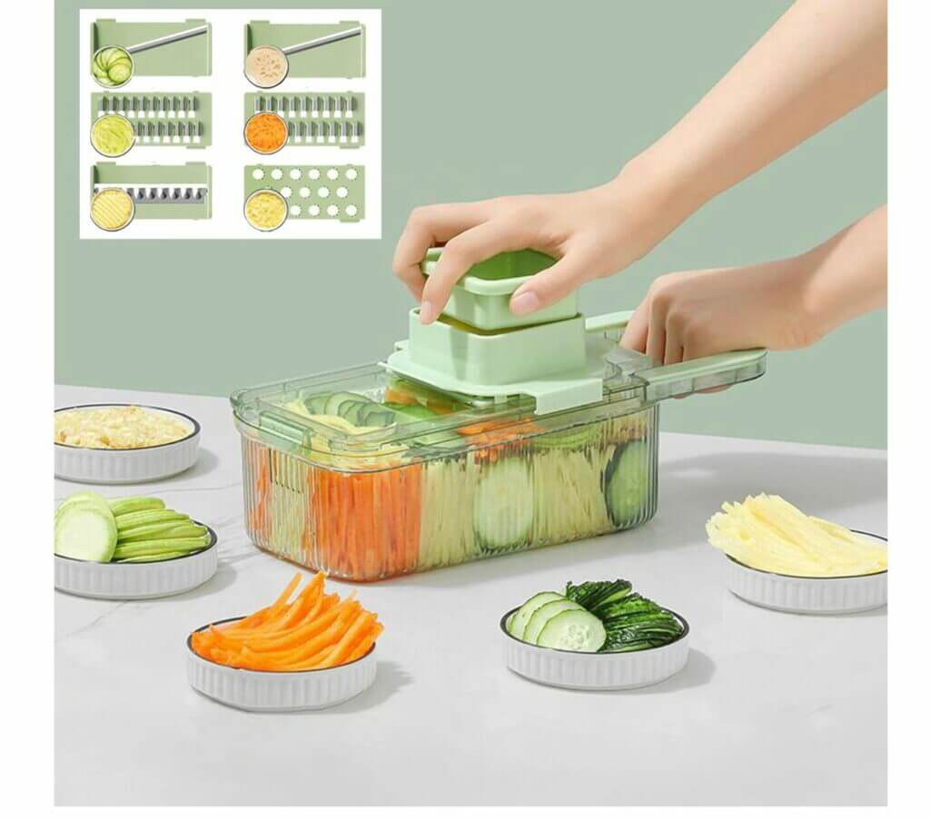 Changtai 6-in-1 Gemüseschneider – 50% Rabatt