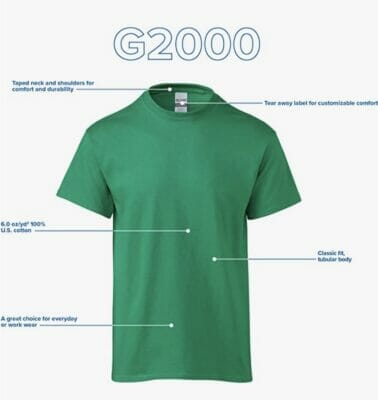 Gildan Herren T Shirt aus Ultra Baumwolle Stil G20001