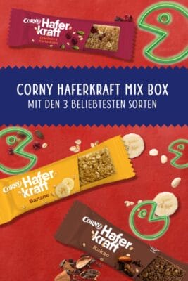 Corny Haferkraft Mix Box Übersicht der Sorten
