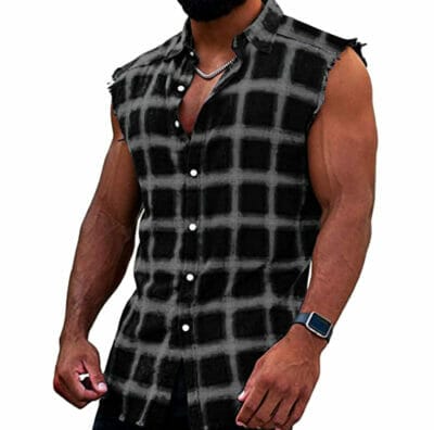 Kariertes Hemd ohne Ärmel - 50% Rabatt 4 Hemd1 1