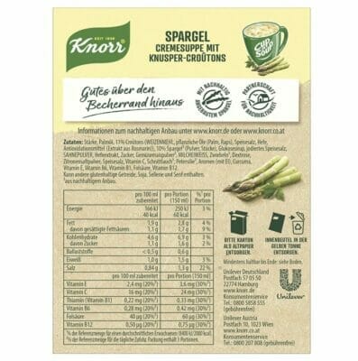 Knorr Coup a Soup Instant Suppe Spargelcreme1