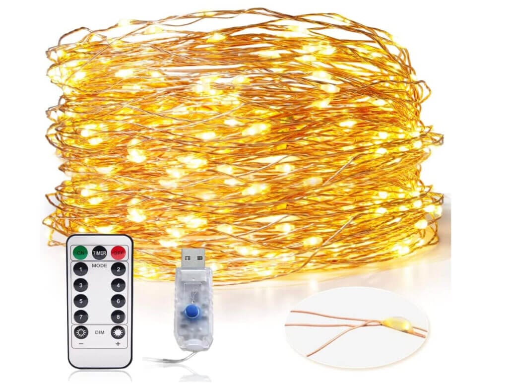SIMSPEAR 30M LED Lichterkette (30M) – 60% Rabatt