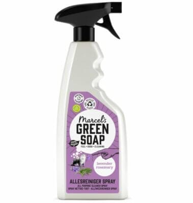 Allzweckspray Lavendel & Rosmarin von Marcel's Green Soap - 37% Rabatt 4 Nachhaltiges Reinigungsspray: Lavendel & Rosmarin Duft, vegan, 97% abbaubar, vielseitig einsetzbar, 500 ml.