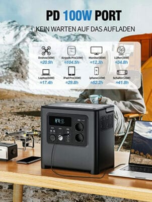Powdeom 1228Wh Portable Power Station 1