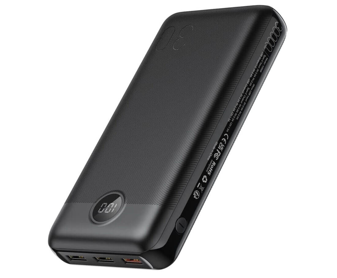 VEGER Power Bank USB C 30000mAh – 56% Rabatt