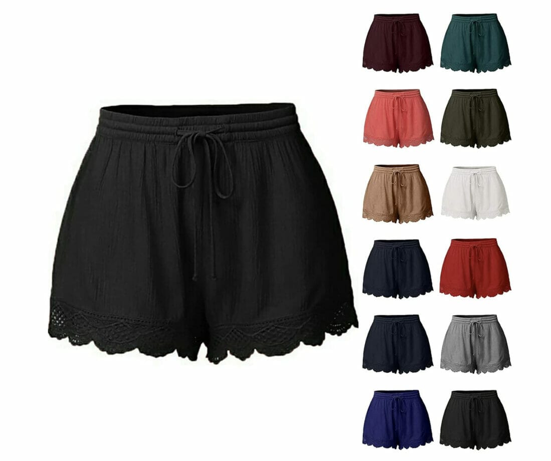 Damen Spitzenshorts – 50% Rabatt