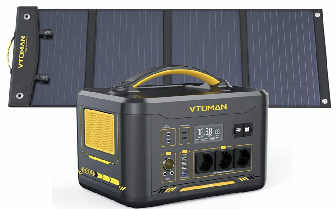 VTOMAN Jump 2200 Solargenerator – 40% Rabatt