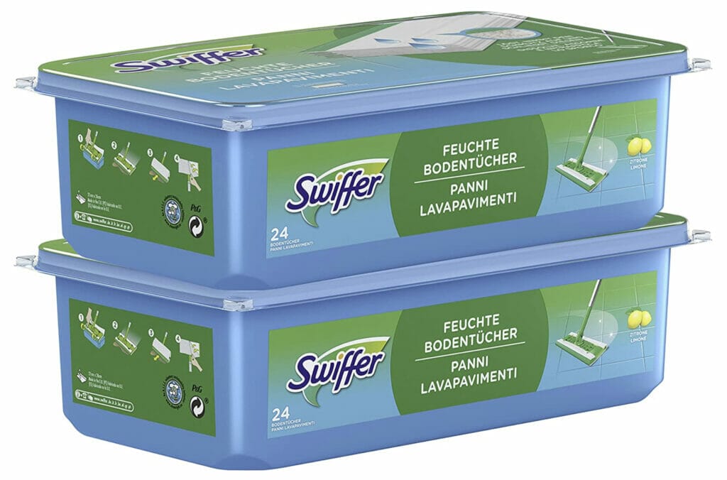 Swiffer Bodenwischer Feuchte Bodentücher (48 Tücher) – 55% Rabatt