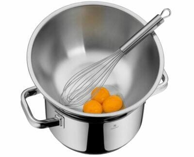 WMF Gourmet Schüsselset: Vielseitige, stapelbare Edelstahl-Schüsseln für Rühren, Mixen und Servieren. Langlebig und stilvoll.