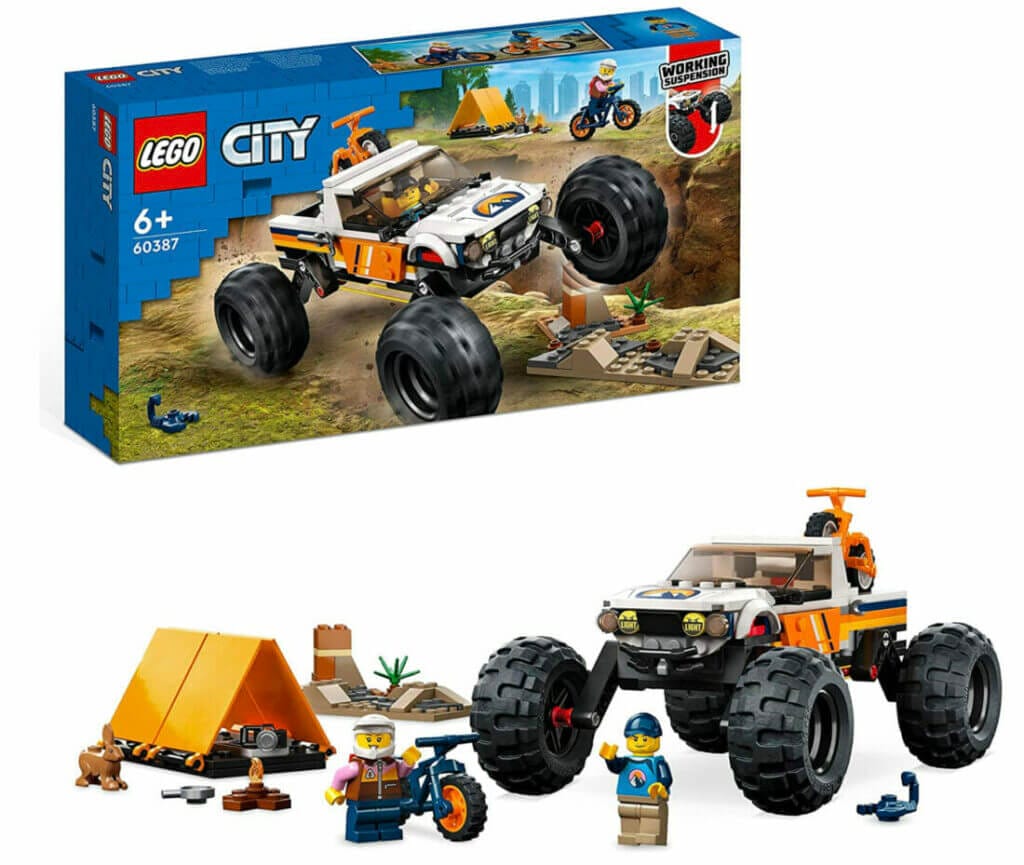 LEGO 60387 City Offroad Abenteuer Camping Monster Truck – 43% Rabatt