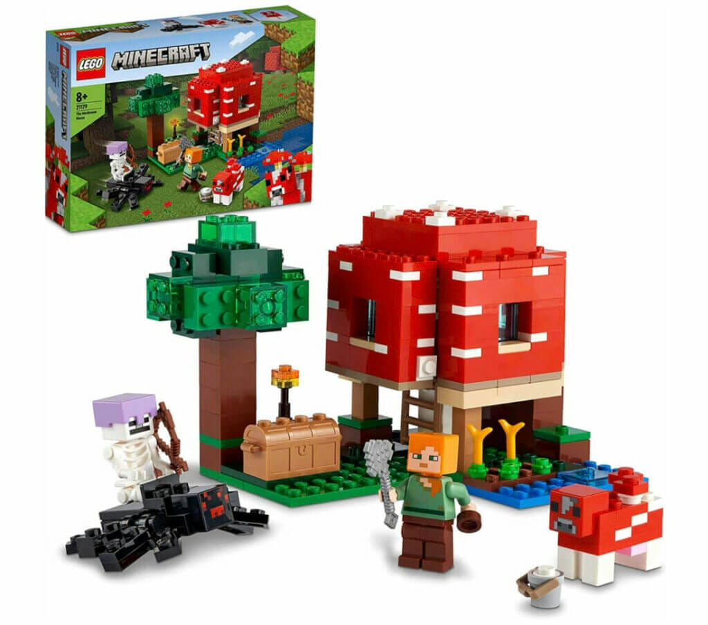 LEGO 21179 Minecraft Das Pilzhaus Set – 25% Rabatt