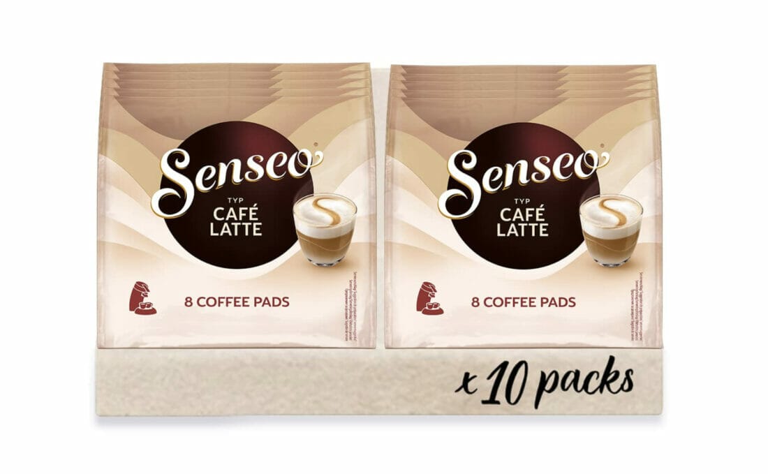 Senseo Pads Café Latte 10 x 80 Kaffeepads – 26% Rabatt + 5% Spar-Abo