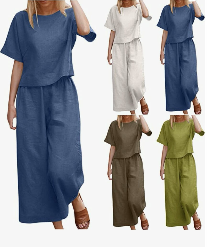 Damen Tops und Hosen Set – 50% Rabatt