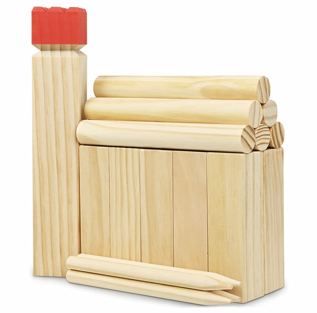 GOLDGE Kubb Wikinger Wurfspiel – 30% Rabatt