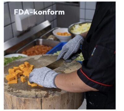 ANDANDA Schnittschutzhandschuhe in Anwendung