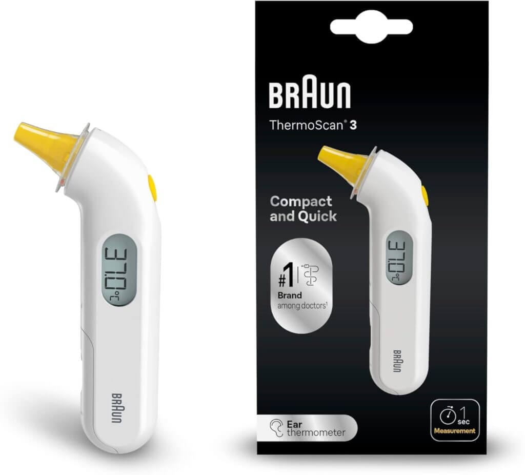 Braun ThermoScan 3 Ohrthermometer – 48% Rabatt