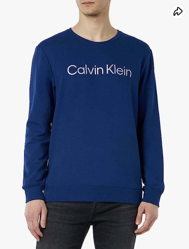 Calvin Klein Herren Sweatshirt ohne Kapuze – 46% Rabatt