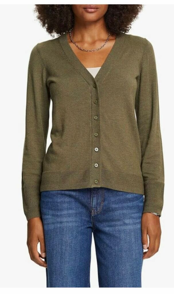 ESPRIT Cardigan mit V-Ausschnitt – 33% Rabatt