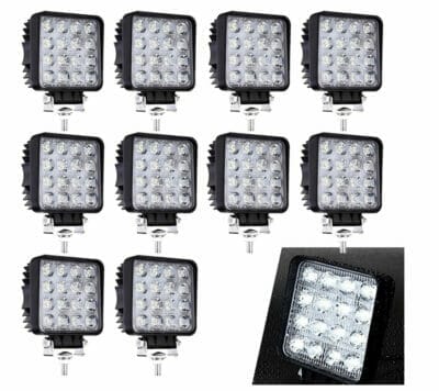 Daromigo LED Scheinwerfer 12V - 30% Rabatt 3 LED Scheinwerfer
