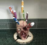 Messerblock im Zombie-Design