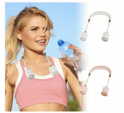 Gönn dir den Komfort und die Erfrischung, die du verdienst, mit dem Nackenventilator mit 360° kühlendem Luftstrom.