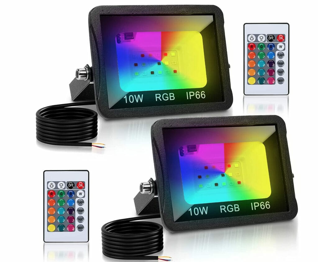 Vigevee RGB Strahler 10W 2er Pack – 30% Rabatt