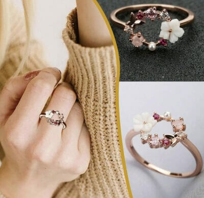 Blumenring für Damen