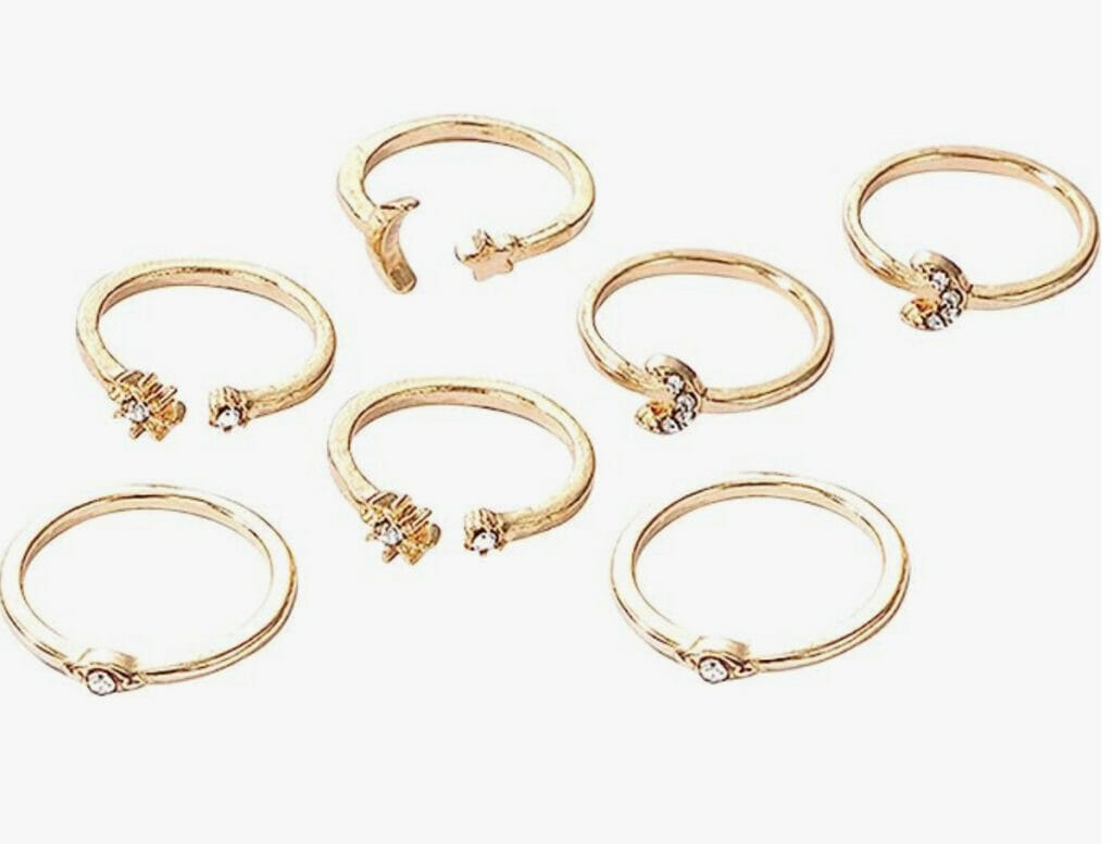 Yellsong Damen Ringe Set – 70% Rabatt