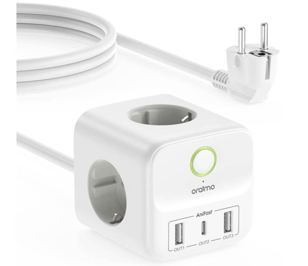 Oraimo Steckdosenwürfel – 25% Rabatt
