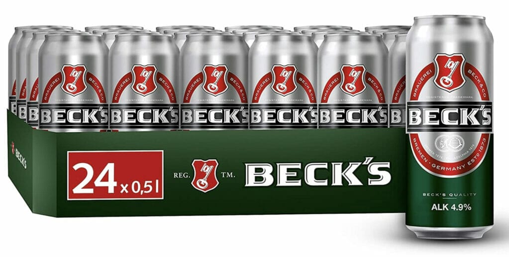 BECK’S Pils Dosenbier 24 x 0.5 l – 31% Rabatt