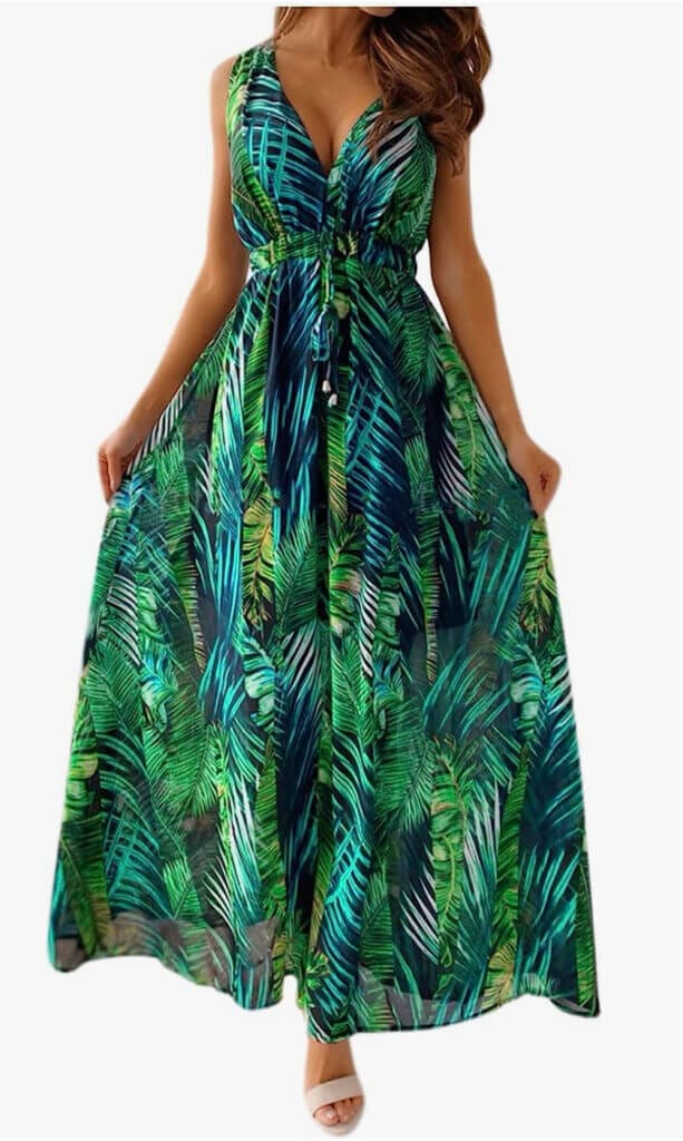 Damen Lang Maxikleid – 55% Rabatt