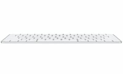 Magic Keyboard: Bluetooth, deutsche Ausführung, inklusive USB-C auf Lightning Kabel, für Mac, iPad und iPhone.