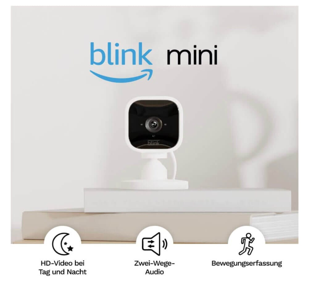 Blink Mini Plug-in-Überwachungskamera – 40% Rabatt
