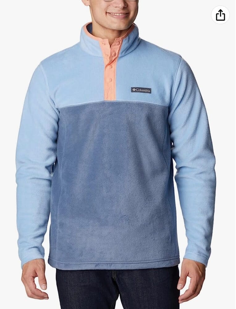 Columbia Steens Mountain Half Snap Herren-Pullover – 45% Rabatt