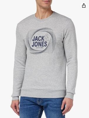 JACK JONES Herren Jcoluca Sweat Crew Neck FST Sweatshirt 2