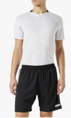 JAKO Herren Competition 2.0 Shorts Schwarz Tragebild mit JAKO Logo 