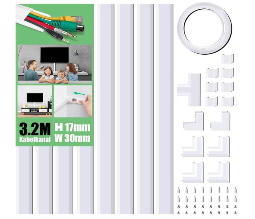 MUDEELA Kabelkanal – 30% Rabatt