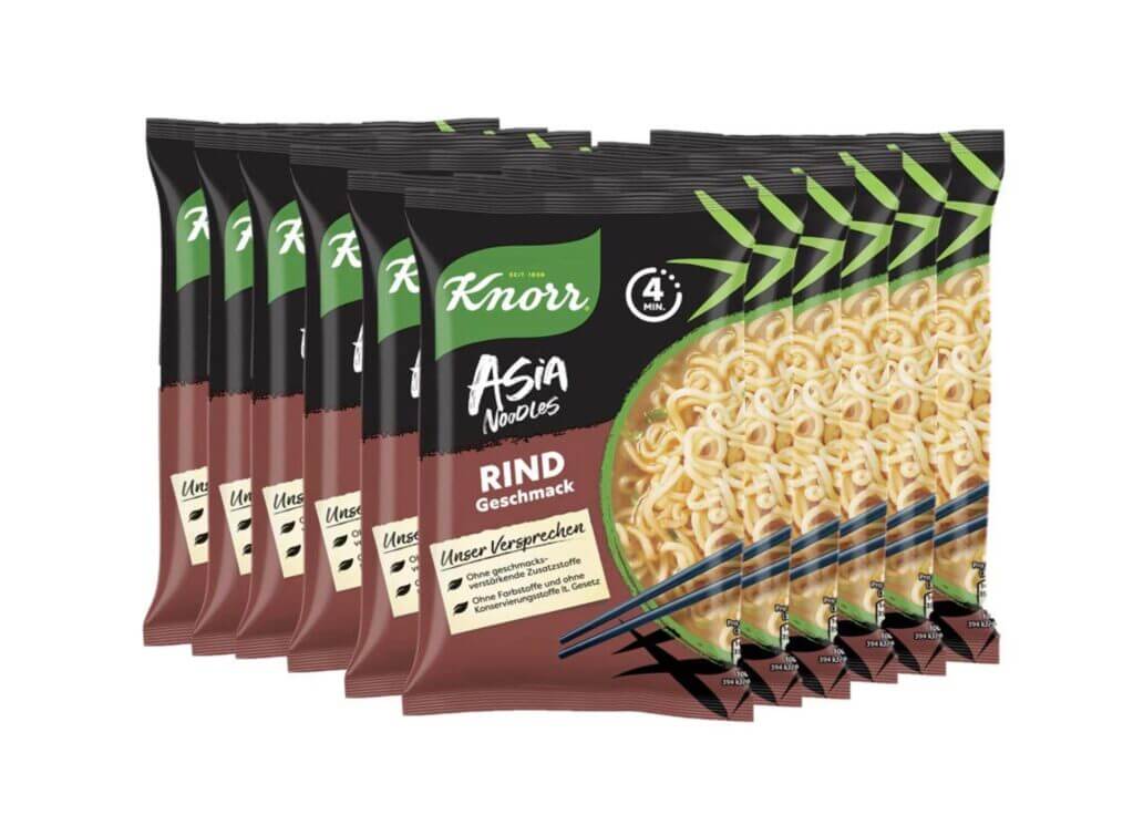 Knorr ASIA Noodles Express Rind 11er Pack – 47% Rabatt