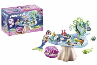 PLAYMOBIL Magic 70096 Beautysalon mit Perlenschatulle Magische Welt der Meerjungfrauen Meerjungfrauenwelt Spielzeug fuer Kinder ab 4 Jahren