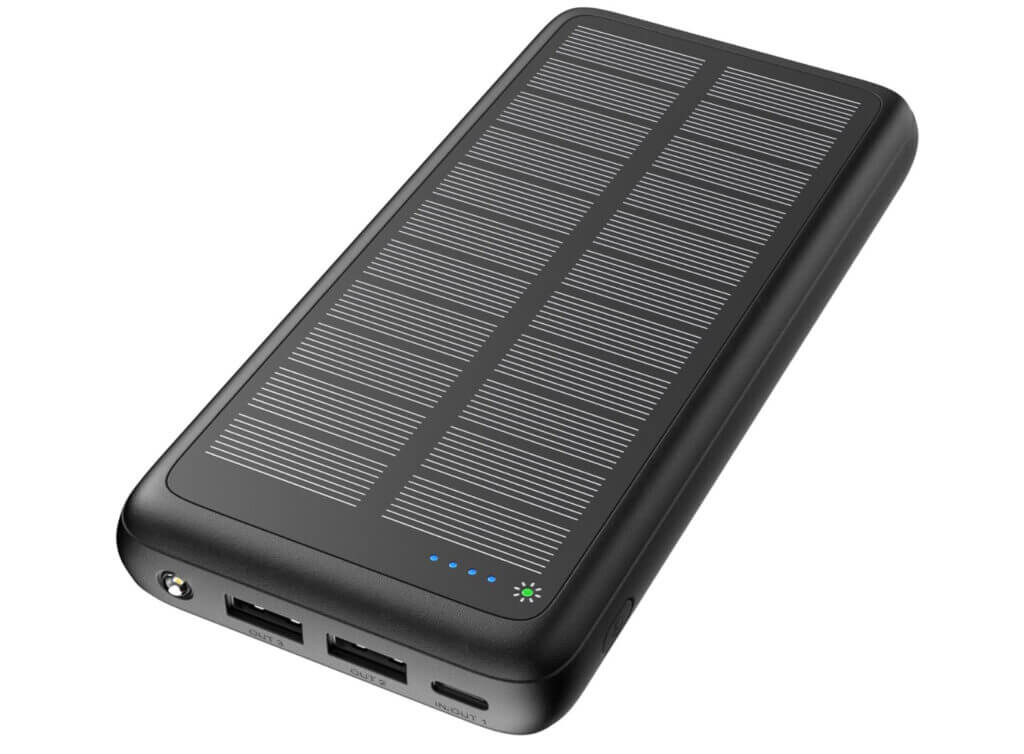 Solar Powerbank mit 26800 mAh – 40% Rabatt