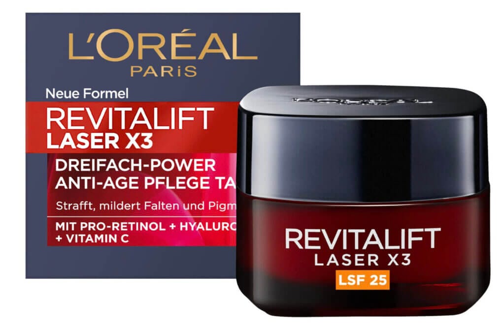  L’Oréal Paris Tagespflege Revitalift Laser X3 – 20% Rabatt + 5% Spar-Abo + 20% Rabatt auf die erste Bestellung 