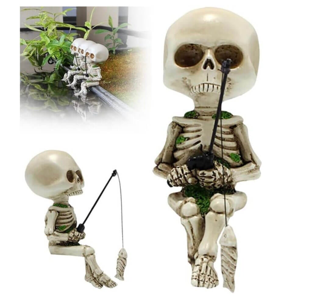 BESSKY Skelett Deko Figur – 50% Rabatt