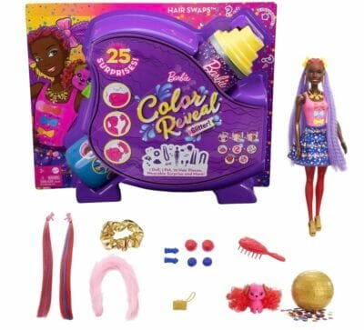 Barbie HBG40 Color Reveal Bows Haarwechsel Puppe