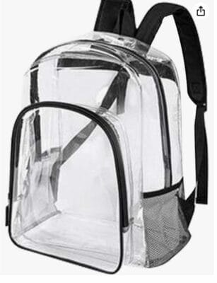 Ein besonderer Blickfang, ein durchsichtiger Rucksack, lebe deinen Style - 30% Rabatt 3 Rucksack