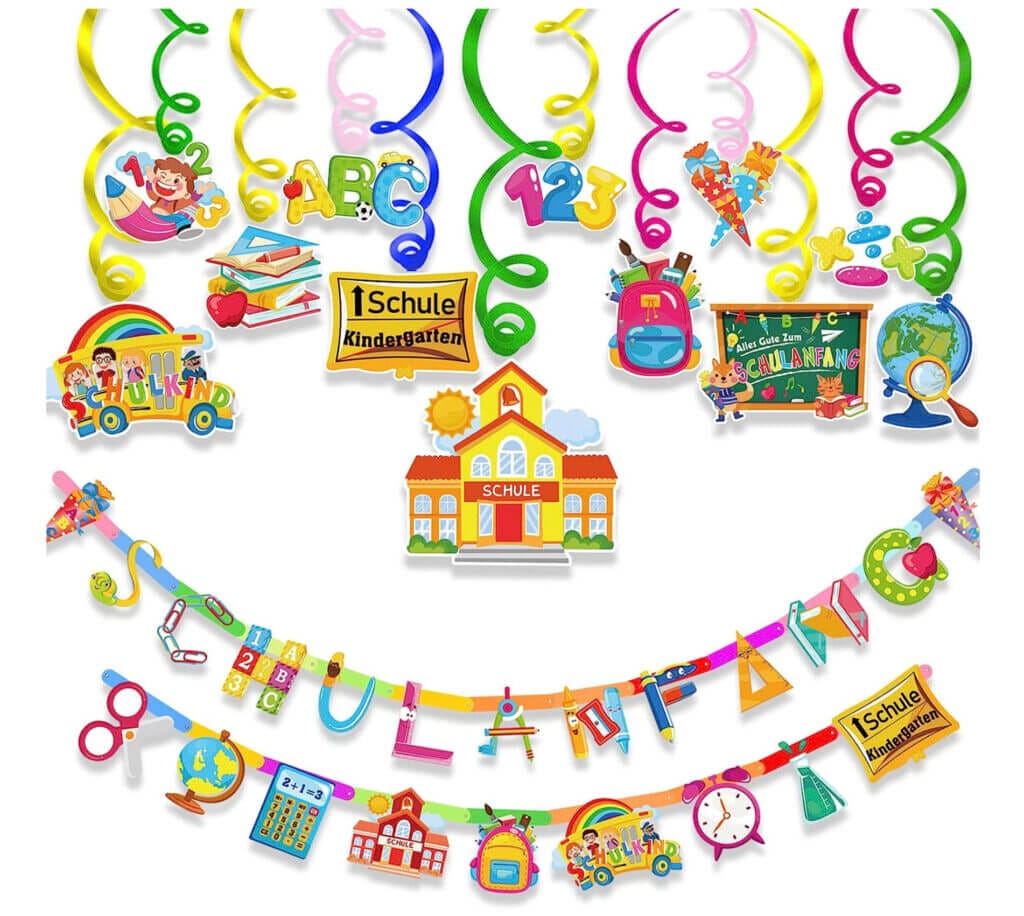 DPKOW Schulanfang ABC Girlande – 50% Rabatt