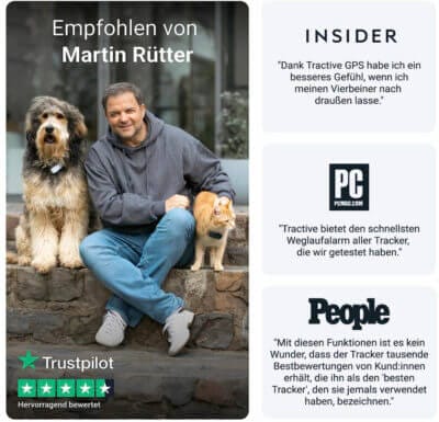 Tractive GPS Tracker empfohlen von Martin Ritter