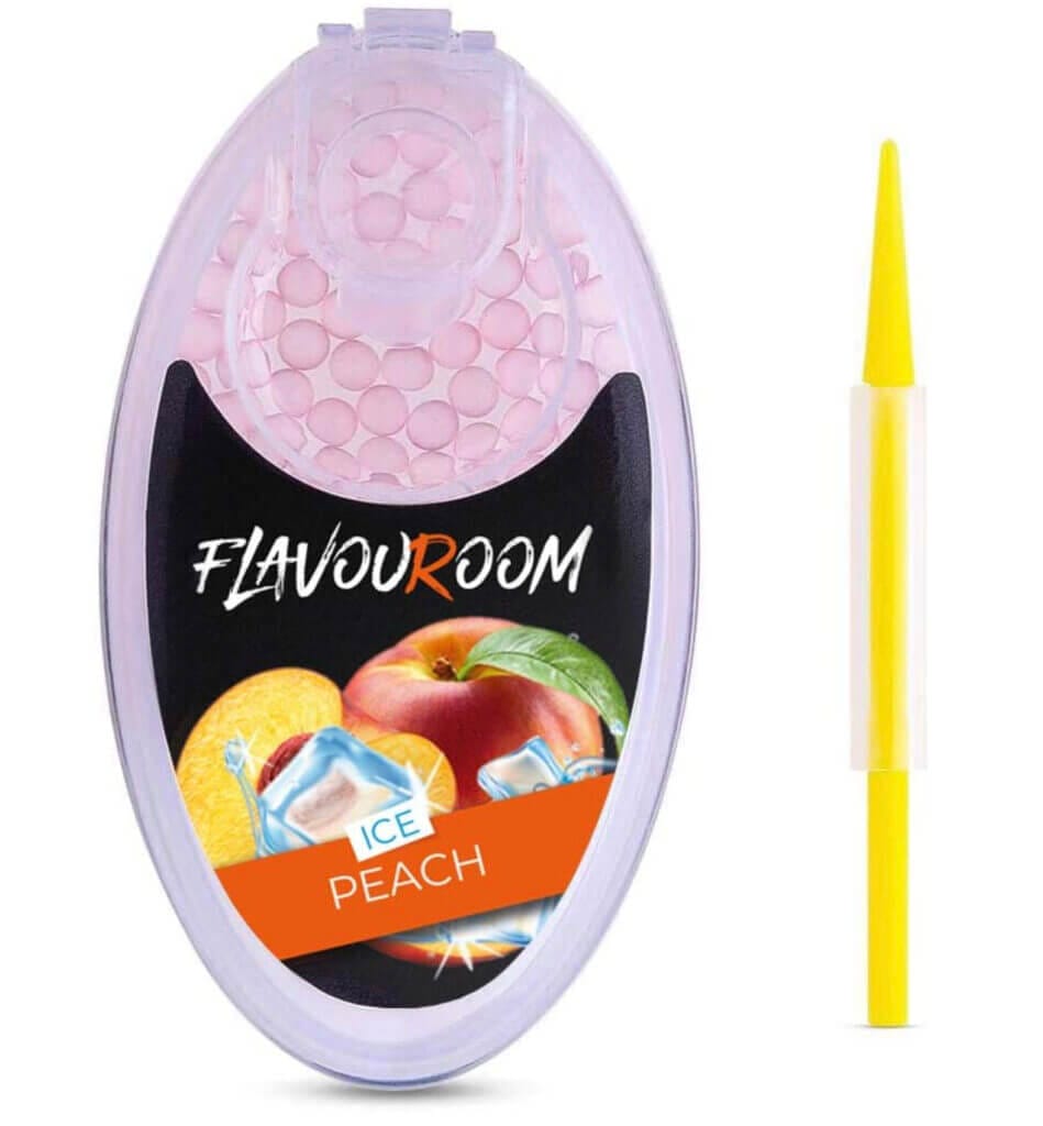 Flavouroom Premium Ice Peach Kapseln im 100er Set – 5% Spar-Abo