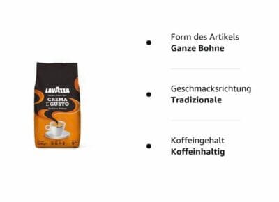 Lavazza Crema e Gusto Artikeldetails