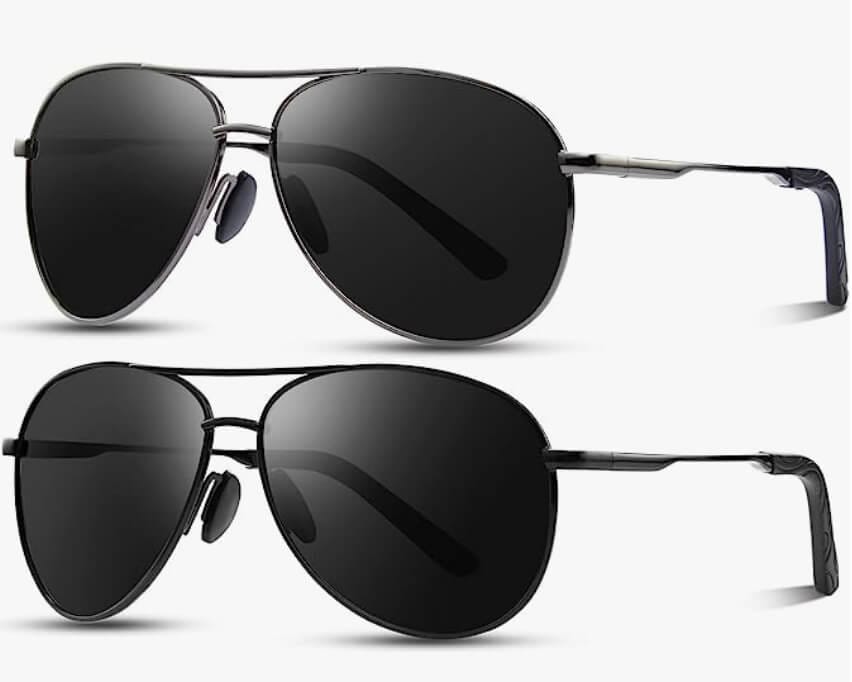 kunchu 2 Paare Pilotenbrille – 70% Rabatt