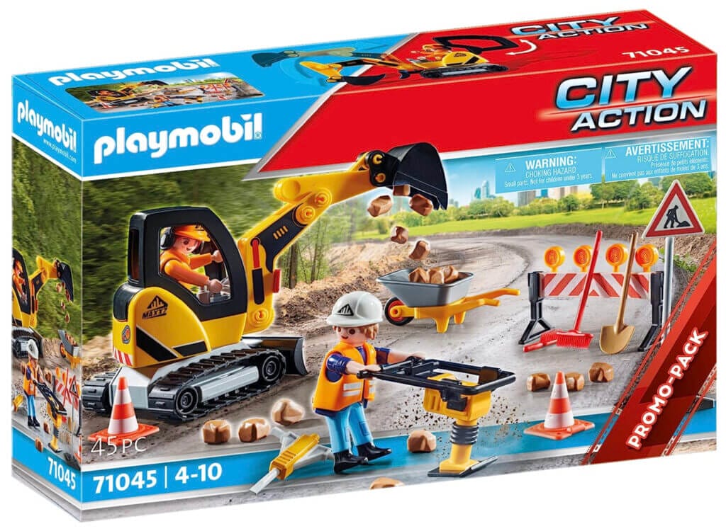PLAYMOBIL City Action 71045 Straßenbau Set – 20% Rabatt